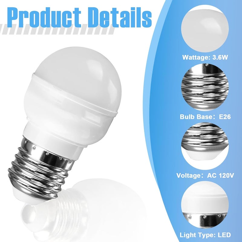 Earthtec W10565137 W11043014 Replacement for Whirlpool Frigidaire Maytag Jenn-Air Amana Freezer Refrigerator LED Light Bulb W11125625 W11216993 W10820003 4396822 W10865849 W10837631 W10745744 (1 Pcs) - Image 3
